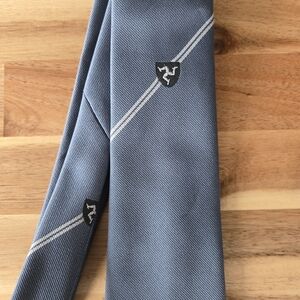 Vintage Paul Greco by Gelfer Blue Crest Tie Made in Scotland 100% Polyester 55"